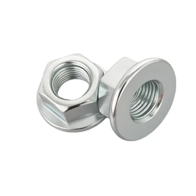 Kabòn Steel Blue -Blan Zenk Flange Nwa San Serration DIN 6923 / GB/T 6177.1
